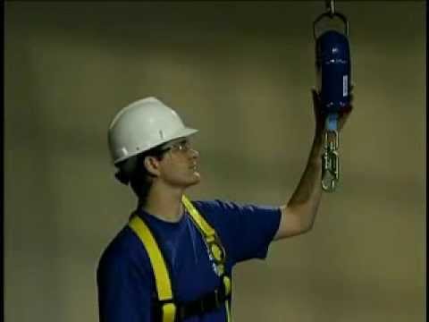 Self Retracting Lifeline Operation For Fall Protection By Hy-Safe Technology