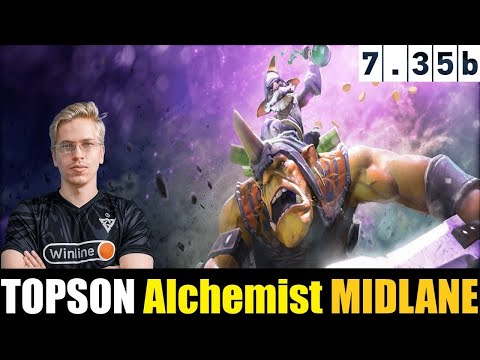 🔥TOPSON [Alchemist] MID 7.35B - DOTA 2 HIGHEST MMR MATCH #dota2 #dota2gameplay #topson