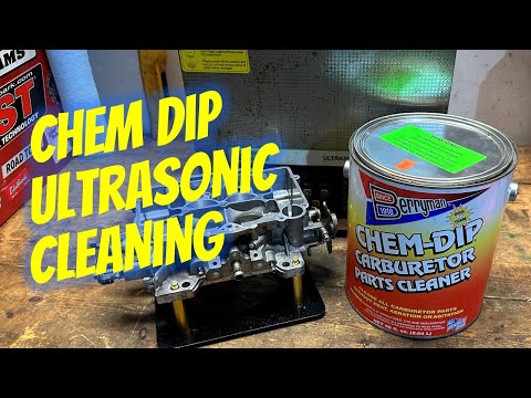Chem-Dip Effects in Ultrasonic Cleaner