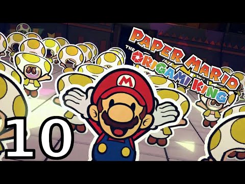 Paper Mario The Origami King - Part 10 (All Faceless Toads in the Temple)