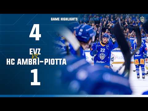 Game Highlights: EVZ vs HC Ambrì Piotta 4:1