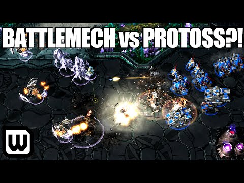 Starcraft 2 Special Tactics! BATTLEMECH vs PROTOSS?! (Special vs Zest)