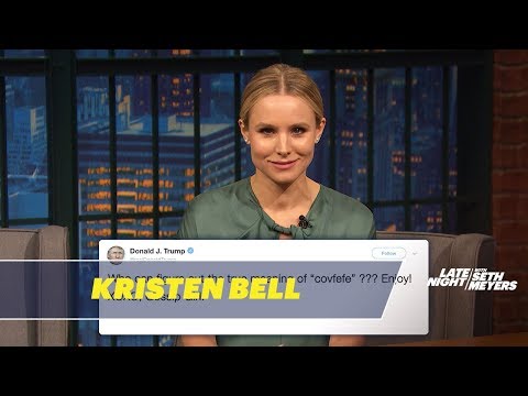 Kristen Bell Reads Donald Trump's Tweets as Gossip Girl