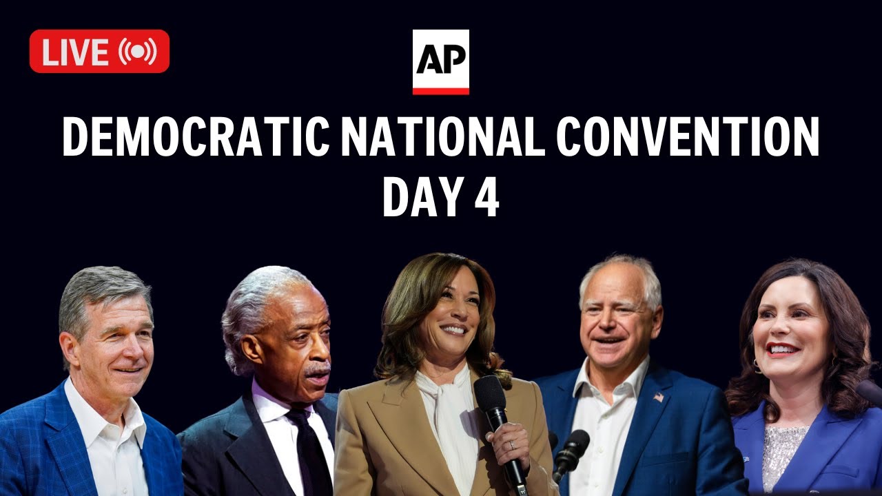 DNC LIVE: Day 4 of 2024 Democratic National Convention in Chicago