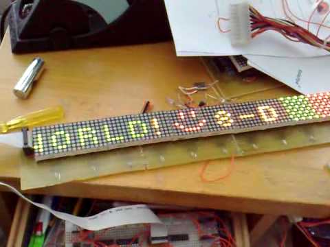 80x8 Led matrix