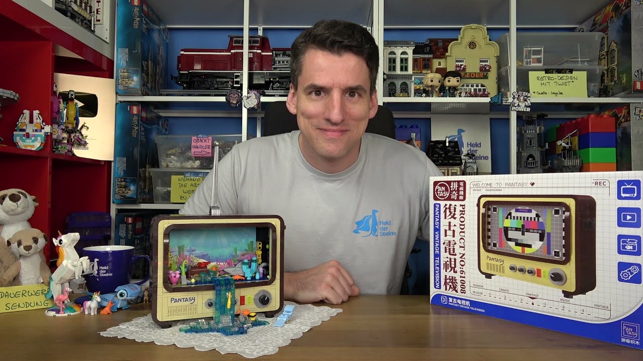 Lego würde weinen vor Freude: so modern kann Retro sein! Pantasy® 61008 Retro-TV