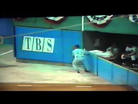 Raul Mondesi Guns Down Chipper Jones At Second Base