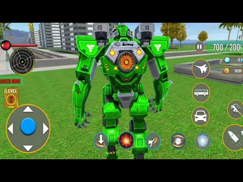 Army Bus Robot Car Game-Transforming Robot Wars-Khattak Gamer