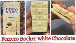 Ferrero Rocher White Chocolate | Hazelnut |Malayalam Review #shorts