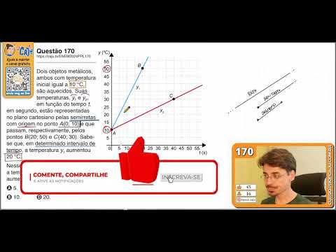 [ENEM 2024 PPL] 170 📘 --- Two metallic objects, both with an initial temperature equal to 10 °C, are