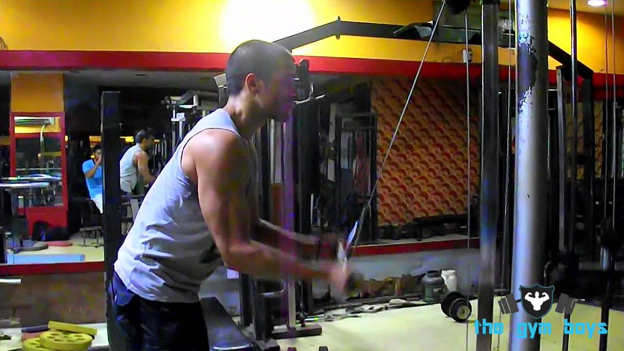 Reverse Grip Cable Triceps Pushdown
