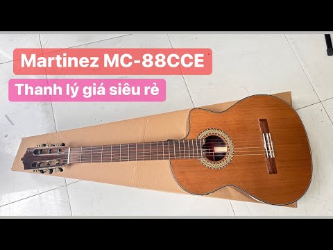 Đàn guitar classic Martinez MC-88C CE. Giá: 5tr200k ( test guitar  Martinez MC-88C CE ) 0936057750