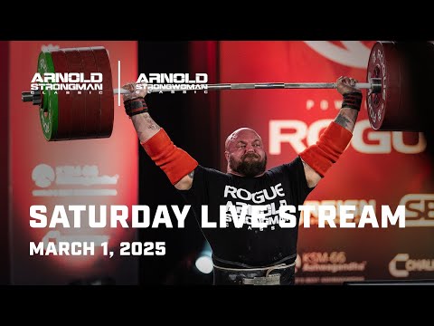 Full Saturday Live Stream | 2025 Arnold Strongman Classic
