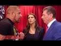 Raw - Triple H can't convince Stephanie and Mr. McMahon to let him compete: Raw, June 3, 2013