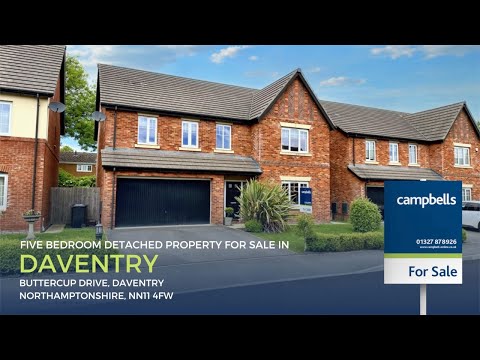 SOLD STC: Five Bedroom Detached Property in Daventry, Northamptonshire