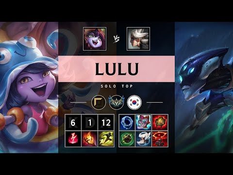 Lulu Top vs Camille - KR Challenger Patch 25.14