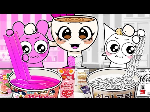 Ballerina Cappuccina & Baby Pinky and Wenda! | Brainrot & Sprunki MUKBANG Animation | ASMR