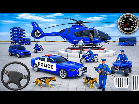 Police Car Chase Simulator 3D Game - Real Cop Cars Driving Simulator 2025 - Android GamePlay
