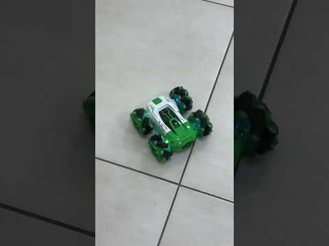 Трюковая радиоуправляемая машинка с браслетом, паром, музыкой и LED-подсветкой (синяя) управление рукой, - фото 1 - id-p2762288154