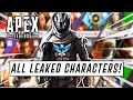All LEAKED Characters Revealed In Apex Legends & Their Abilities! (Immortal, Nomad, Loba & MORE!) All LEAKED Characters Revealed In Apex Legends & Their Abilities! (Immortal, Nomad, Loba & MORE!)
