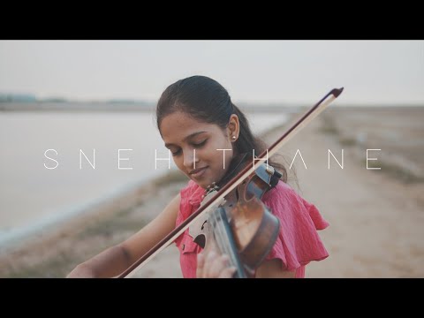 Snehithane Violin Cover | Riya Sebastian | Alaipayuthey | A R Rahman | [4K]