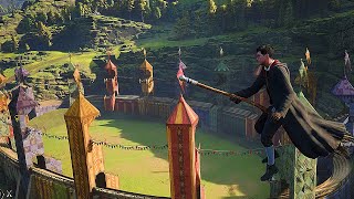 First Flying Lesson | Learning How To Use The Flying Broom - HOGWARTS LEGACY (PS5)