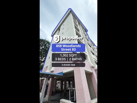 858 Woodlands Street 83, 858 Woodlands Street 83, 3 Bedrooms, 1,302 sqft, HDB Flat For Sale, by Warren Chan, 500153283 - PropertyGuru.com.sg