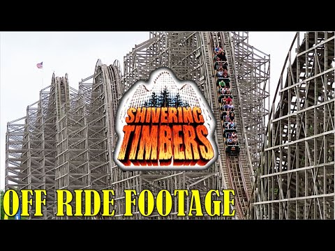 Shivering Timbers at Michigan's Adventure Off-Ride Footage (No Copyright)