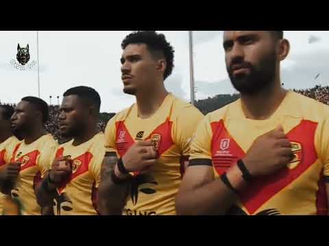 Papua New Guinea National Anthem | PNG Kumuls Test Match | Pacific Championship 2025 #fypシ #nrl