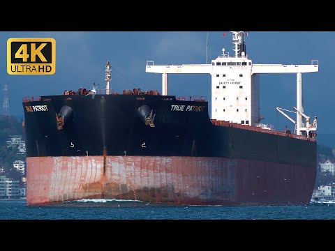 Massive Ships Maneuvers at Bosphorus | No Music! Natural Sound