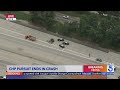 Pursuit Suspect Crashes Dies On L A County Freeway