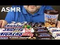 ASMR SNICKERS CHOCOLATE PARTY ICE CREAM Eating Sounds Mukbang NO TALKING Russian ASMR