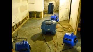 preview picture of video 'Flooded Basement Cleanup Chalfont PA | Wet Basement Repairs | Hot Water Heater Damage Repairs'