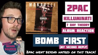 2pac - Bomb First (My Second Reply) | 2PAC WENT PURE HATRED ON THIS TRACK! | UK REACTION