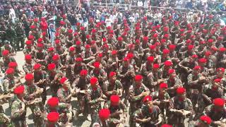 Download lagu Kopasus Bikin Merinding yel-yel si ayam jago merah mp3