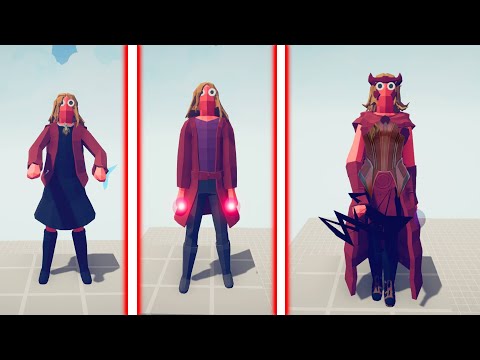 EVOLUTION OF SCARLET WITCH | Totally Accurate Battle Simulator TABS