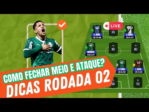 LIVE DICAS | RODADA 02 | CARTOLA FC 2026 - PRA PONTUAR E VALORIZAR