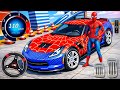 Superhero Car Mega Ramp Driving Tracks GT Car Stunts Racing 3D Android GamePlay