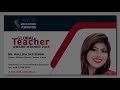 GLOBAL TEACHER AWARD 2018 MALLIKA DAS SINGH