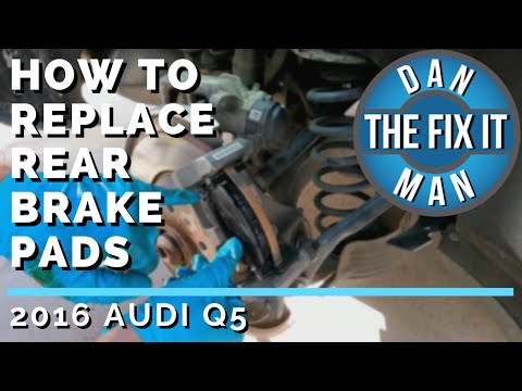 2016 Audi Q5 Rear Brake Pad Replacement - EASY DIY