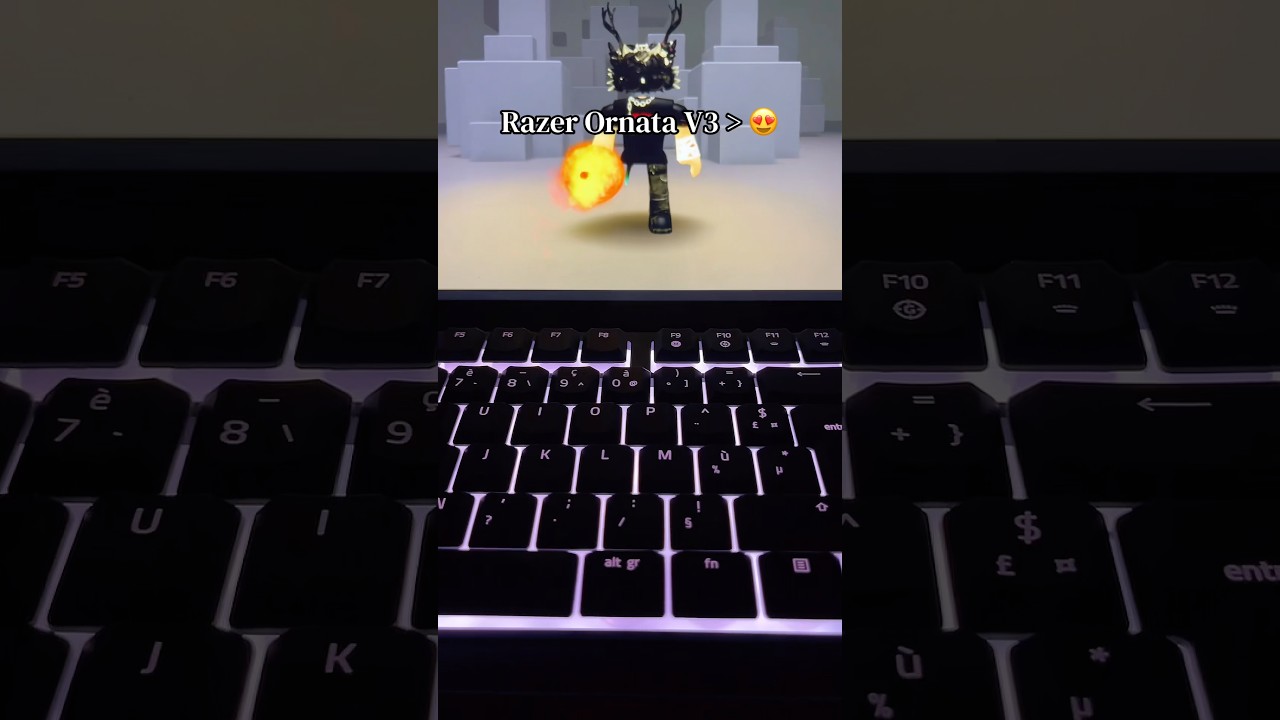 Razer Ornata V3 | #roblox #youtube #shorts #fyp #edit #murdermystery2 #keyboard #yt