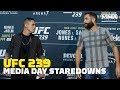 UFC 239 Media Day Staredowns - MMA Fighting