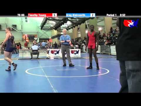 Timothy Young vs. Greg Kleinsmith at 2013 ASICS FILA Cadet Nationals - GR