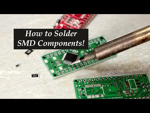 How to Solder SMD Components!