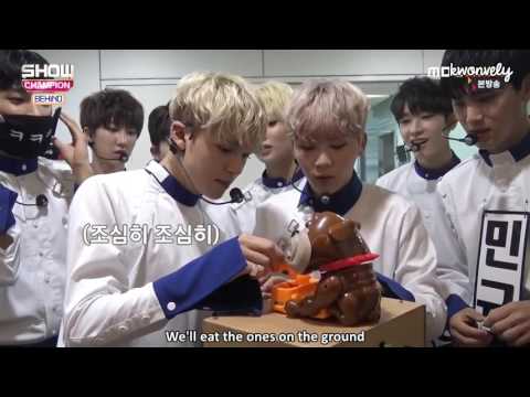 [ENG/CUT] 170627 SEVENTEEN Show Champion Behind