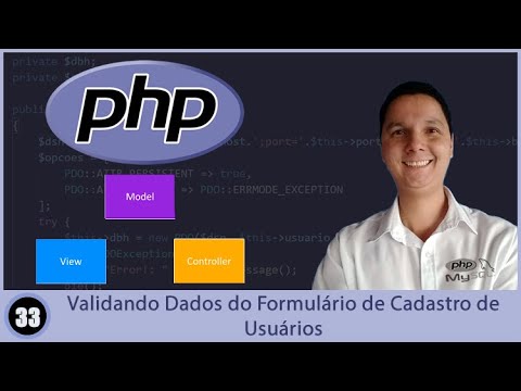 Curso de PHP7 e MVC   Aula 33   Validando Dados do Formulário de Cadastro de Usuários