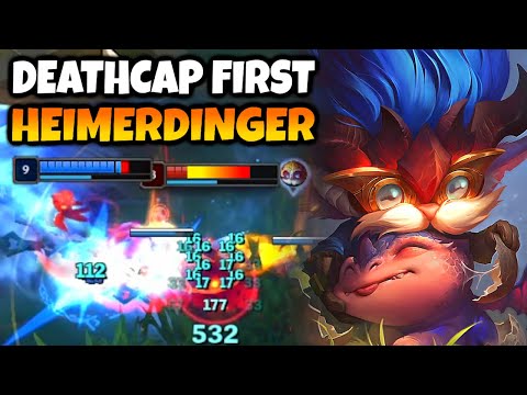 Deathcap first item Heimerdinger is a legitimate strategy