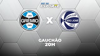 GRÊMIO X SÃO JOSÉ - AO VIVO | CAMPEONATO GAÚCHO – 14/01/2026