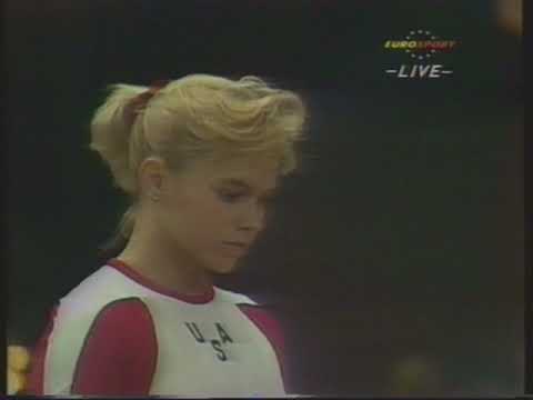 Brandy Johnson (USA) - World Cup 1990 - All Around - Balance Beam