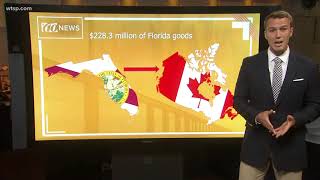 How the new Canadian tariffs on U.S. goods affect products from Florida